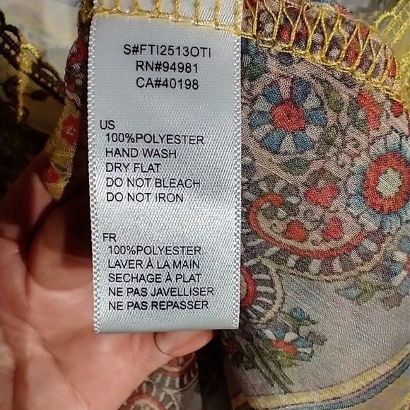 Womens Tops with Flutter Sleeves - Picture 2 of 3